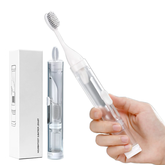 White Travel toothbrush