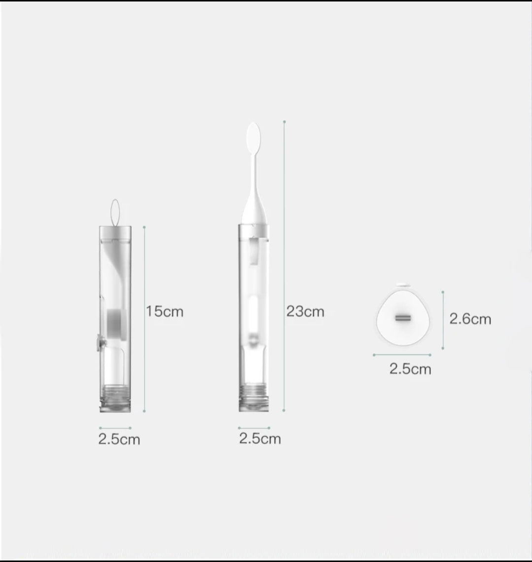 White Portable Traveling New Brush